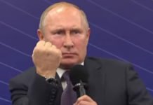 ИЗНЕНАДА: Усред разговора Путин показао песницу овом човеку! (ВИДЕО)