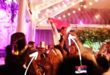 УПЛАШИО СЕ ТРОБОЈКЕ: Мило у Мајамију тражио да се уклони човек са заставом Србије јер му је “угрожен живот“?! (ВИДЕО)
