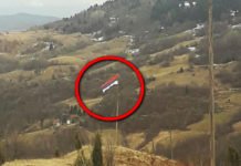 (ФОТО) Тробојка се вијори са врха Коврена, а порука властима гласи: “ДОЂИТЕ ДА ЈЕ СКИНЕТЕ!“