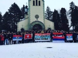 (ФОТО) Подршка браћи у Црној Гори стиже из СРПСКОГ ЧИКАГА: Не дају светиње ни у далекој Америци!