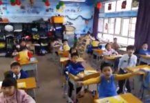 “МИЛО, ЛОПОВЕ, НЕ ДАМО ТИ СВЕТИЊЕ!“ Погледајте невероватан снимак из учионице у Кини с поруком Ђукановићу на српском (ВИДЕО)