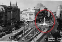 Мистерија која мучи све Београђане: Шта представља тајанствени обелиск на сликама предратних Теразија?