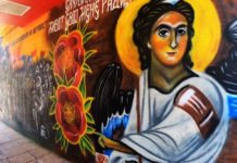 “НА РЕЧИ ЦАРА ЛАЗАРА, ЈУНАЦИ СУ КЛИЦАЛИ НА ВЕРНОСТ!“ Ово је величанствени мурал у част Видовдана у Требињу (ВИДЕО)