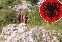 Aлбанска застава осванула на тутинском излетишту, уклонила је Војска Србије (ВИДЕО)