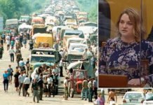 ПОТРЕС У ХРВАТСКОМ САБОРУ: Пред вама је осмогодишња девојчица из колоне у Олуји! (ВИДЕО)