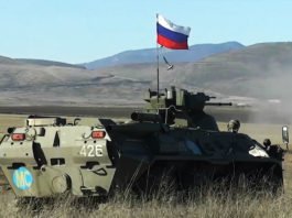 Бојева вежба руских мировњака у Нагорно-Карабаху! (ВИДЕО)