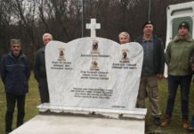 Подигнут споменик погинулим и живим припадницима ЈВуО из Левачког среза!