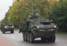 НАТО војници праве хаос у источном делу Европе оклопна возила