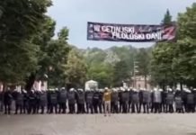 (ВИДЕО) Појавио се срамотан снимак увреда на рачун верника и СПЦ од стране комита на Цетињу снимак увреда