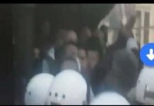 (ВИДЕО) Погледајте како су Веселин Вељовић и група посланика ДПС започели јутрос напад на полицију!