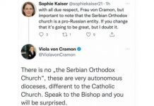 (ФОТО) Фон Крамон: Не постоји Српска православна црква!